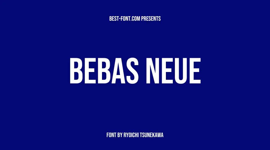 Bebas Neue Font
