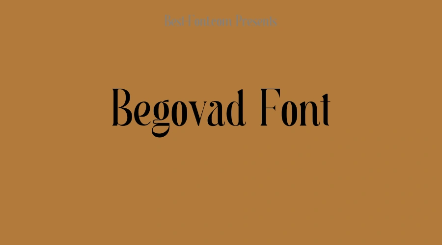Begovad Font