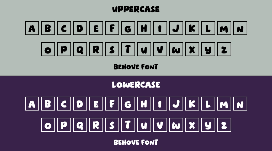 Behove Font Preview