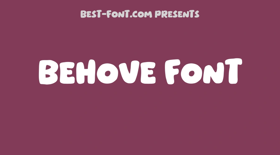 Behove Font