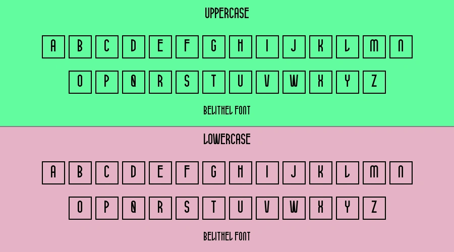 Belithel Font Preview