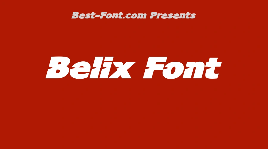 Belix Font