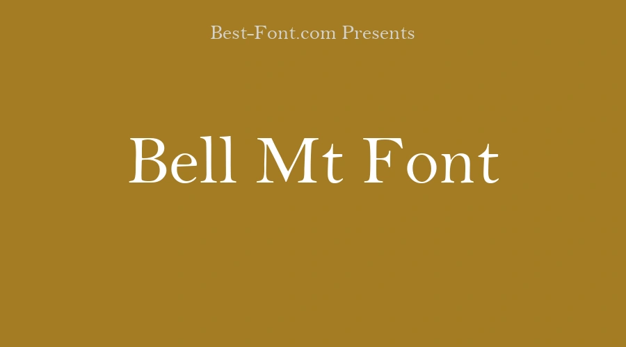 Bell Mt Font