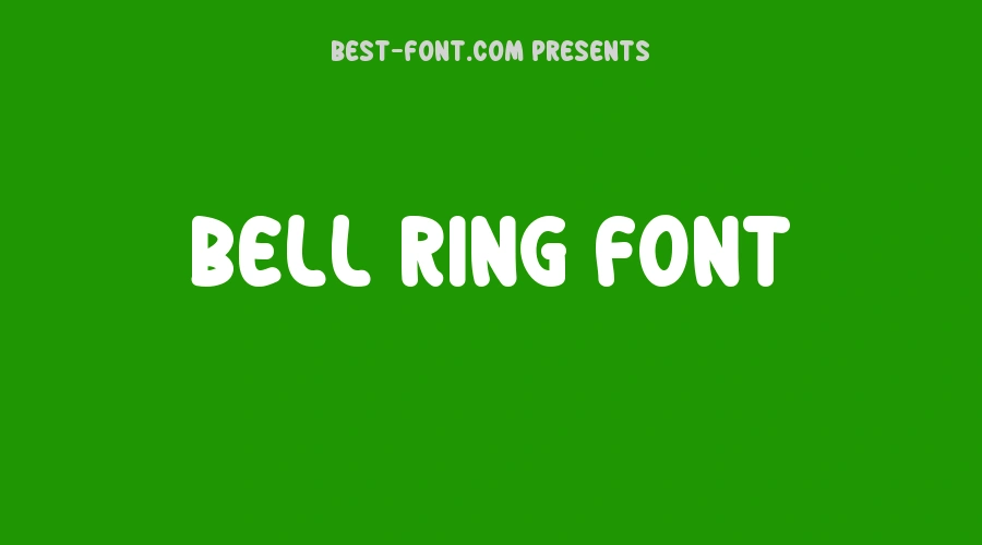 Bell Ring Font