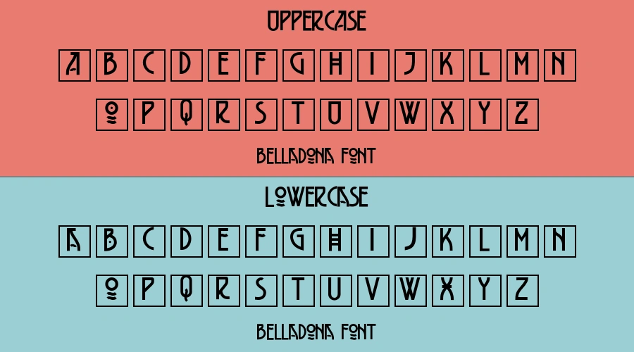 Belladona Font Preview