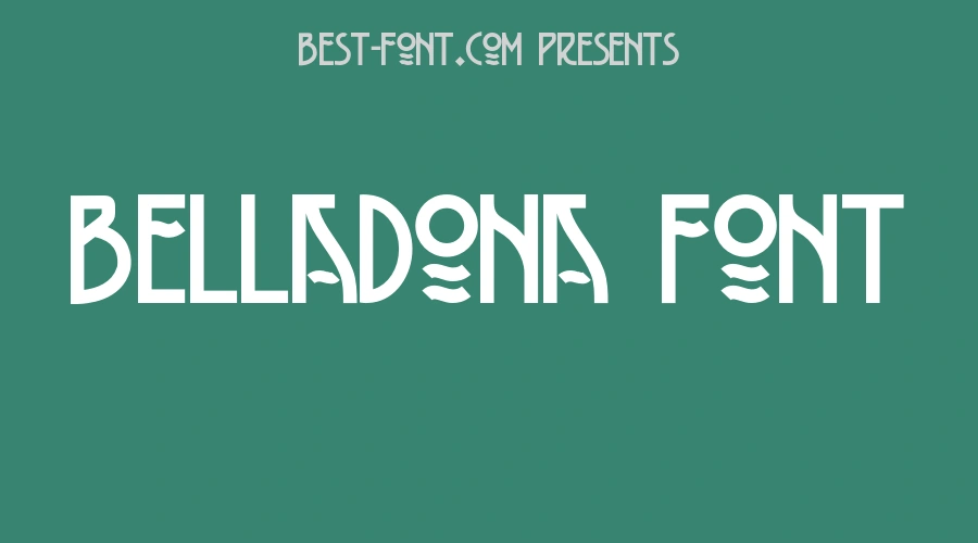 Belladona Font