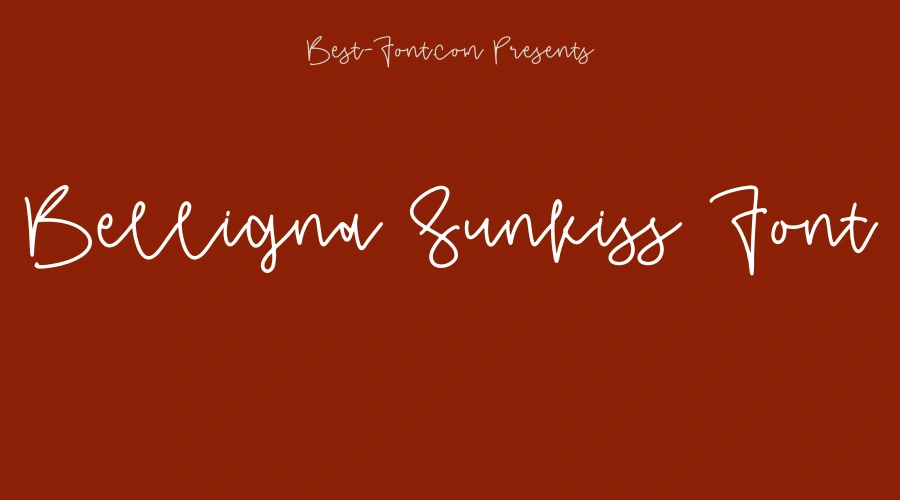 Belligna Sunkiss Font