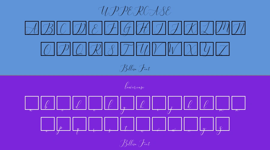 Bellisa Font Preview