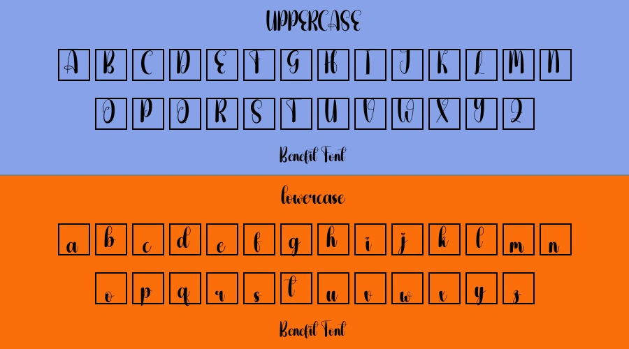 Benefit Font Preview