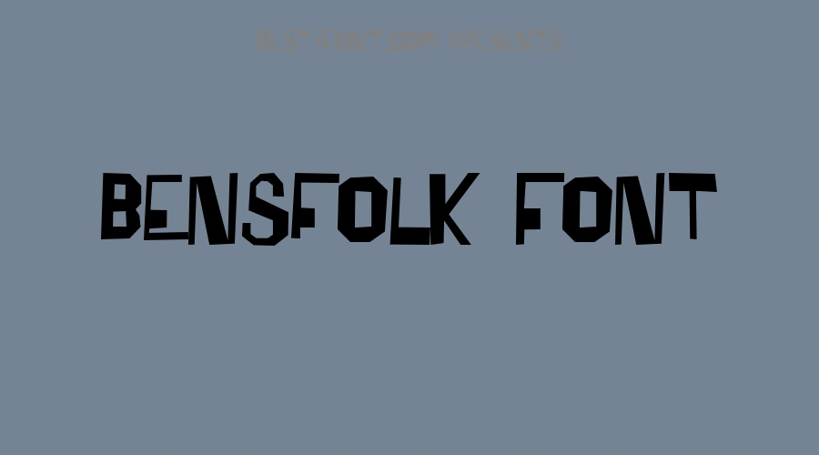 Bensfolk Font