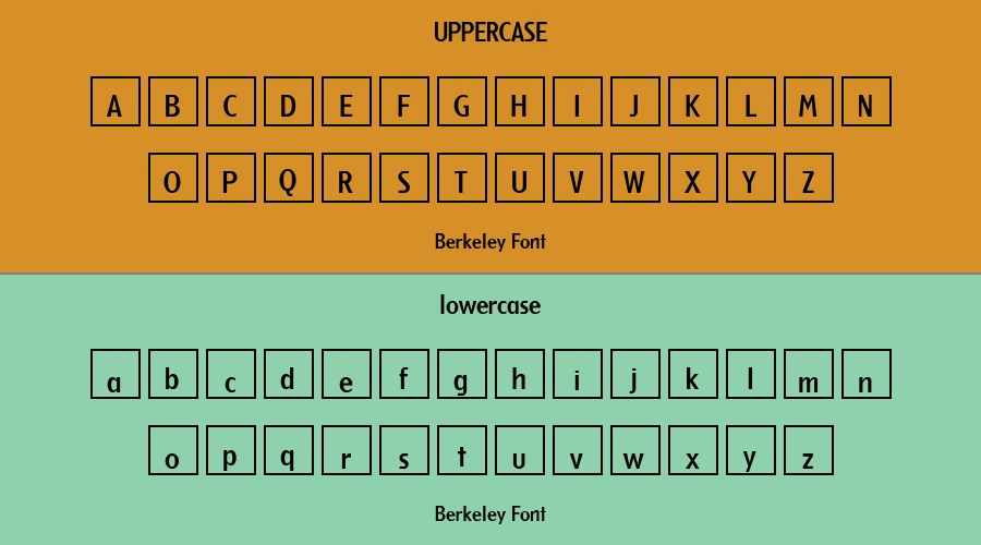 Berkeley Font Preview