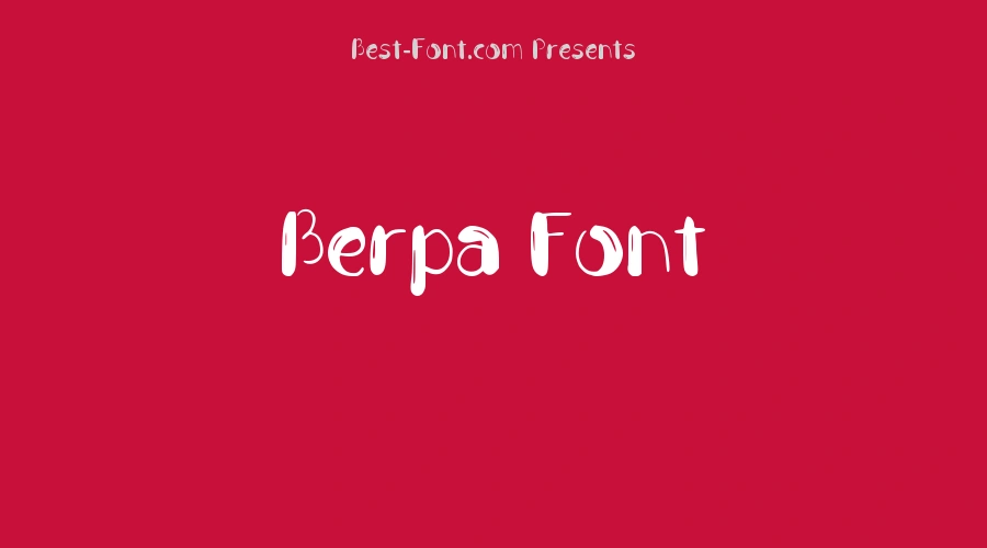 Berpa Font