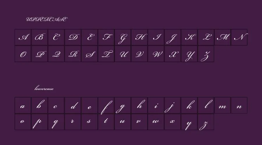 Bickham Script MM Font Preview