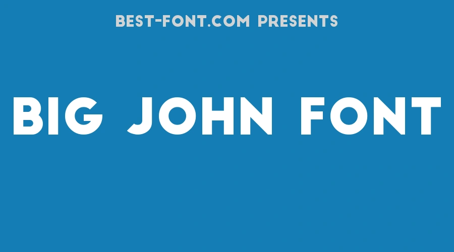 Big John Font