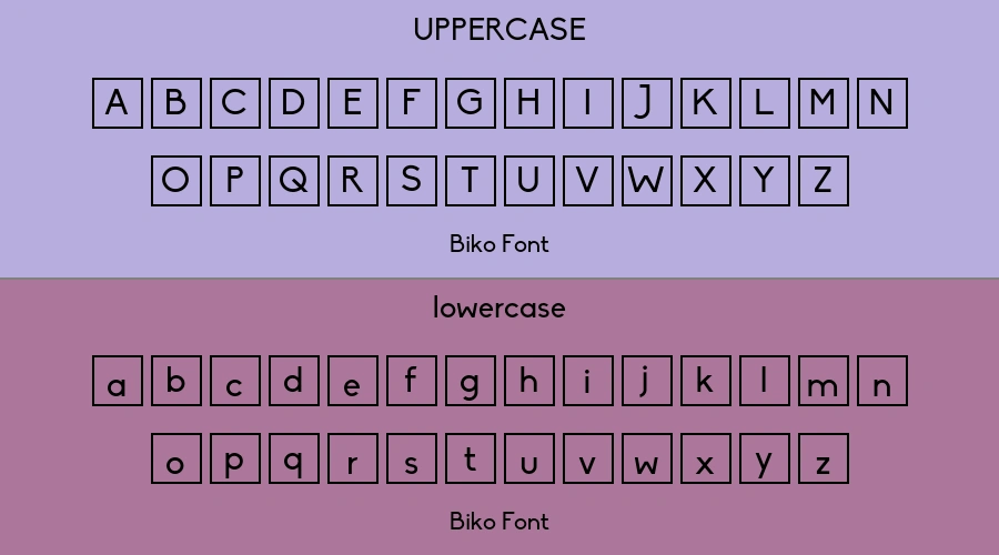 Biko Font Preview