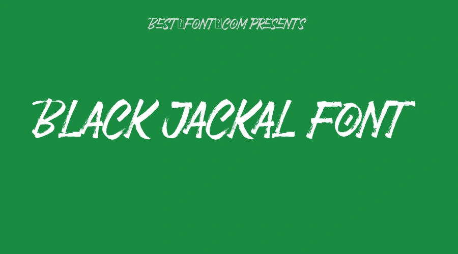 Black Jackal Font