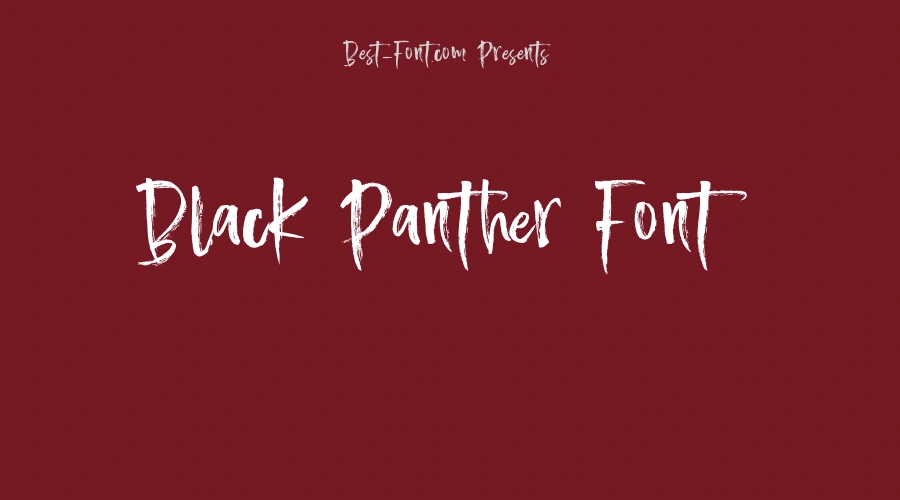 Black Panther Font