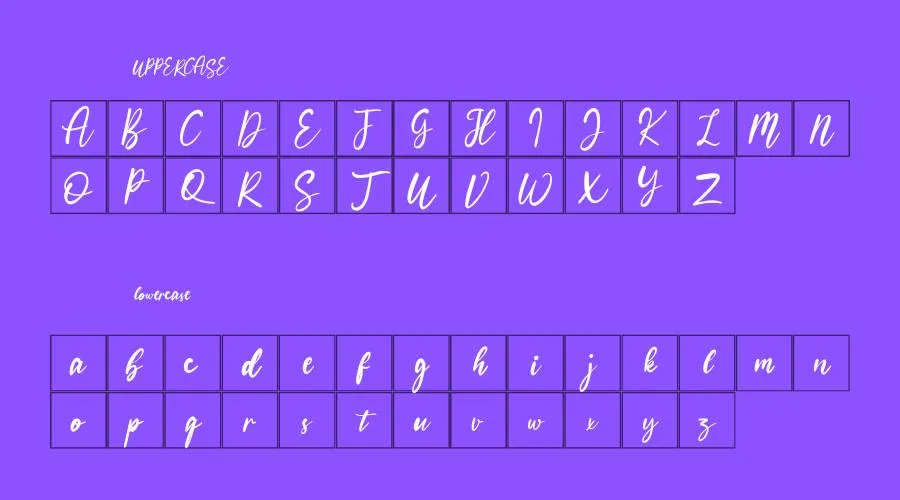 Bohemian Font Preview