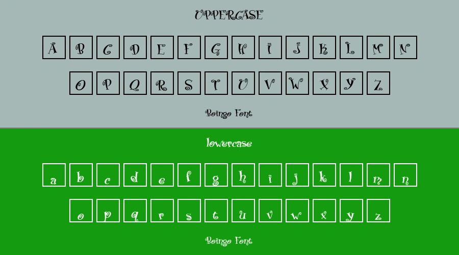 Boingo Font Preview