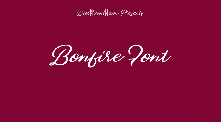 Bonfire Font