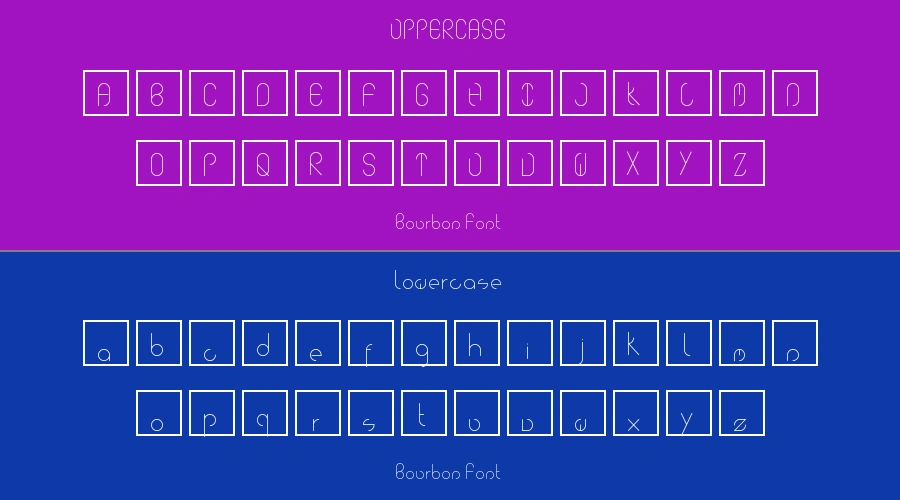 Bourbon Font Preview