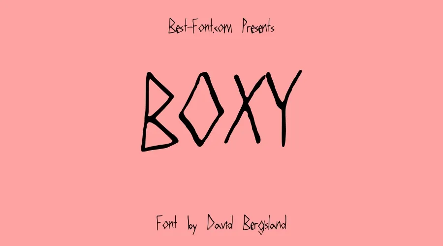 Boxy Font