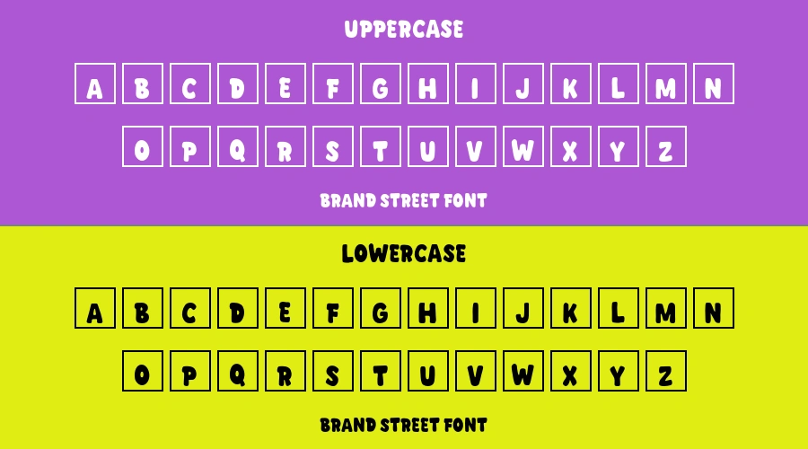 Brand Street Font Preview
