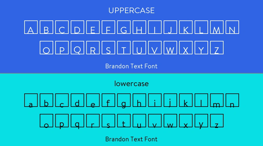 Brandon Text Font Preview