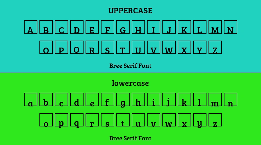 Bree Serif Font Preview