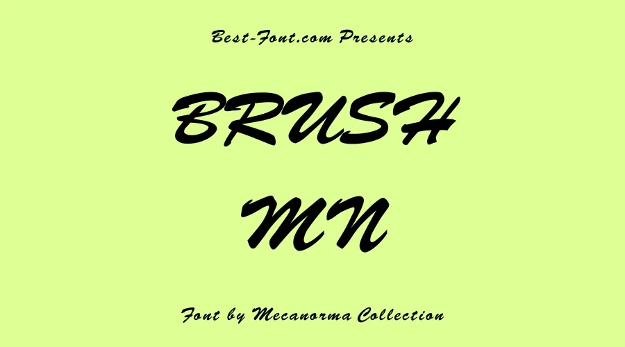 Brush Mn Font