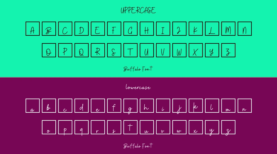 Buffalo Font Preview