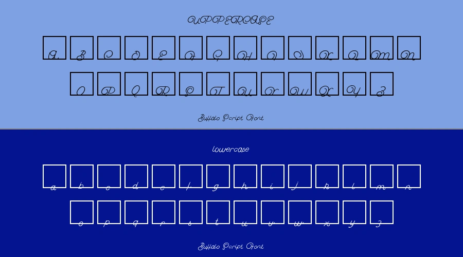 Buffalo Script Font Preview