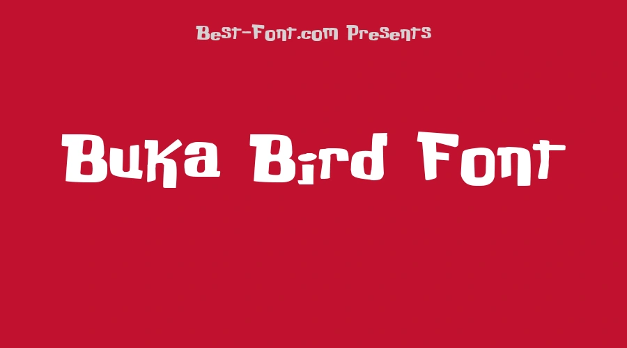 Buka Bird Font