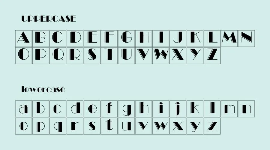 Bummet Engraved Font Preview