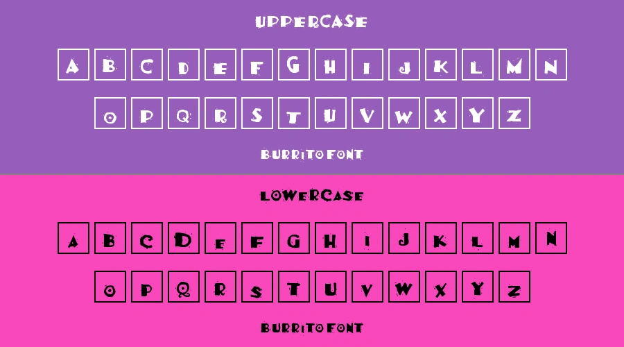 Burrito Font Preview