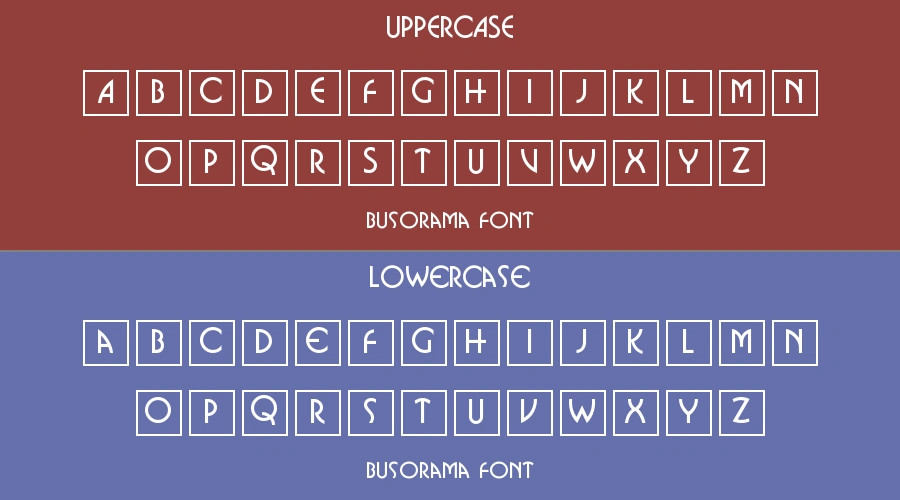 Busorama Font Preview