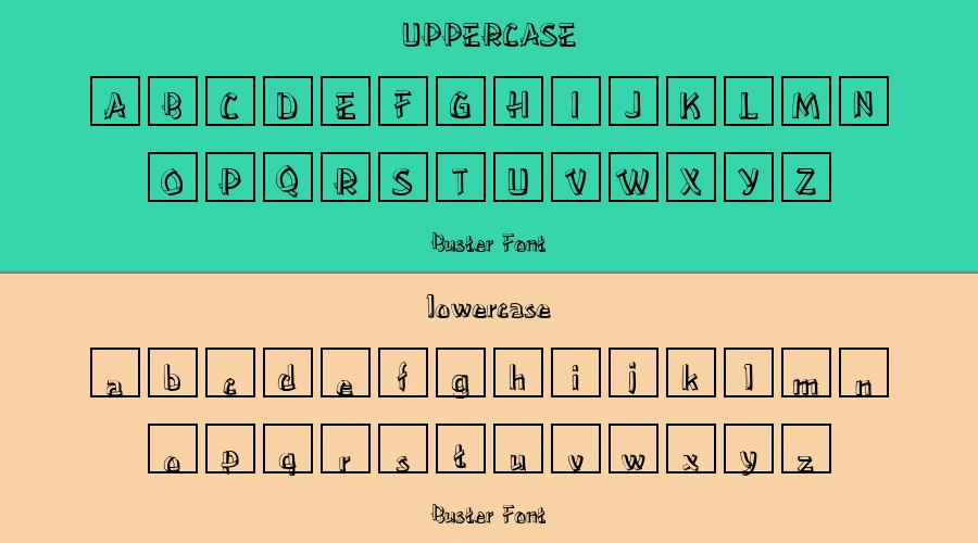 Buster Font Preview