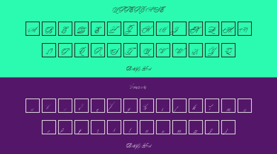 Butterfly Font Preview