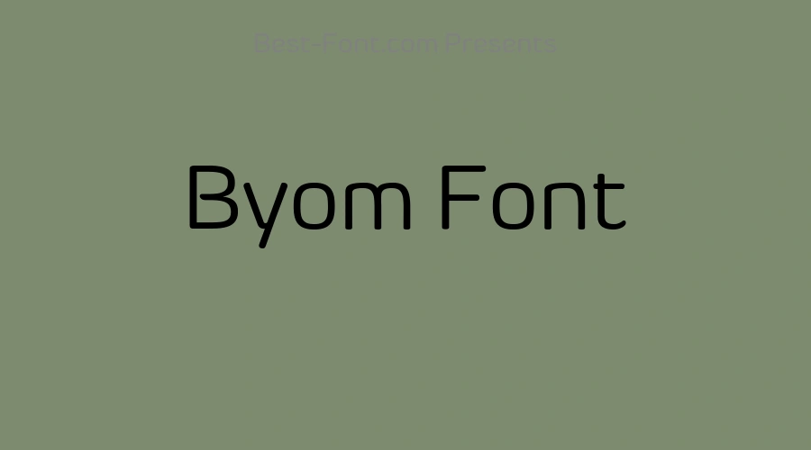 Byom Font