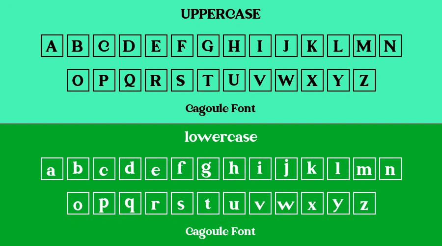 Cagoule Font Preview