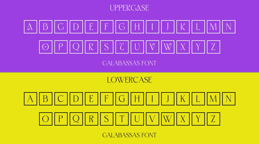Calabassas Font Preview