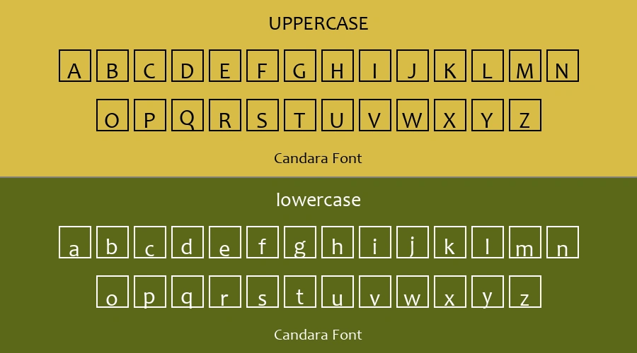 Candara Font Preview