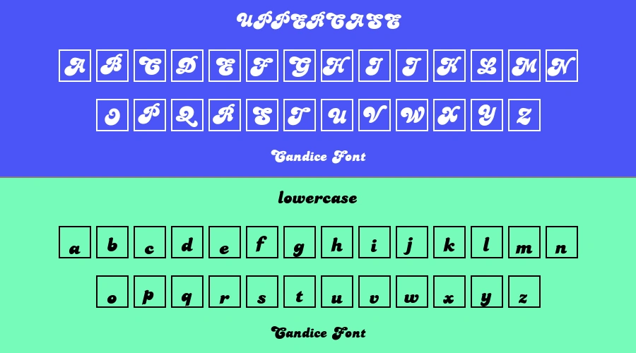Candice Font Preview