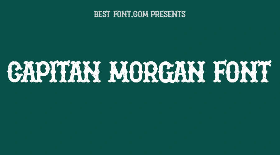 Capitan Morgan Font