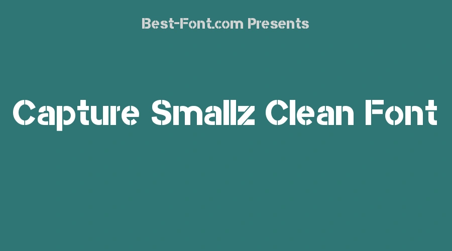 Capture Smallz Clean Font
