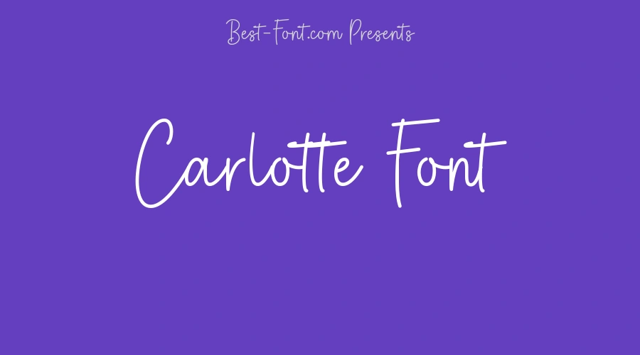 Carlotte Font