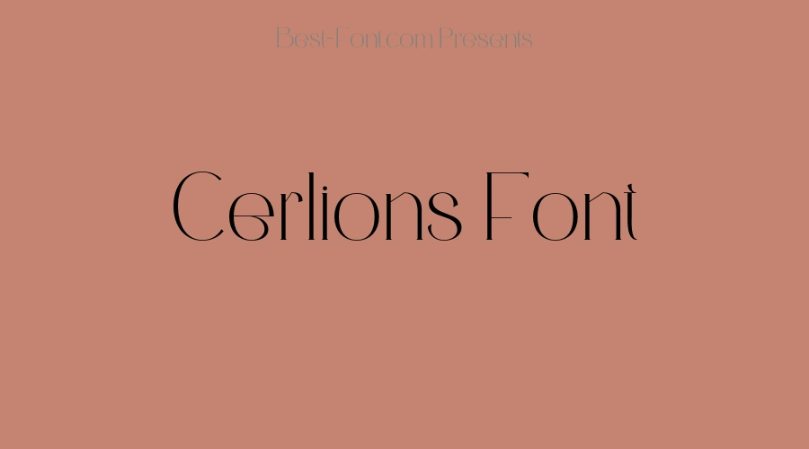 Cerlions Font