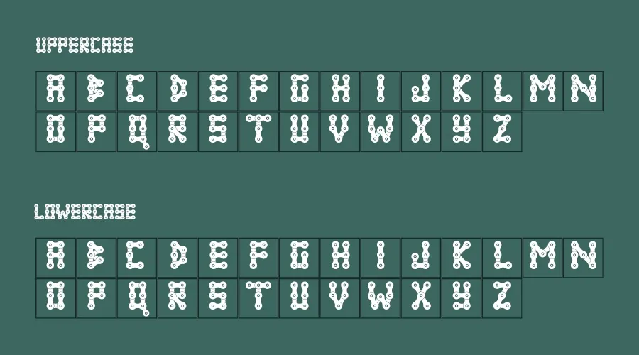 Chain Font Preview
