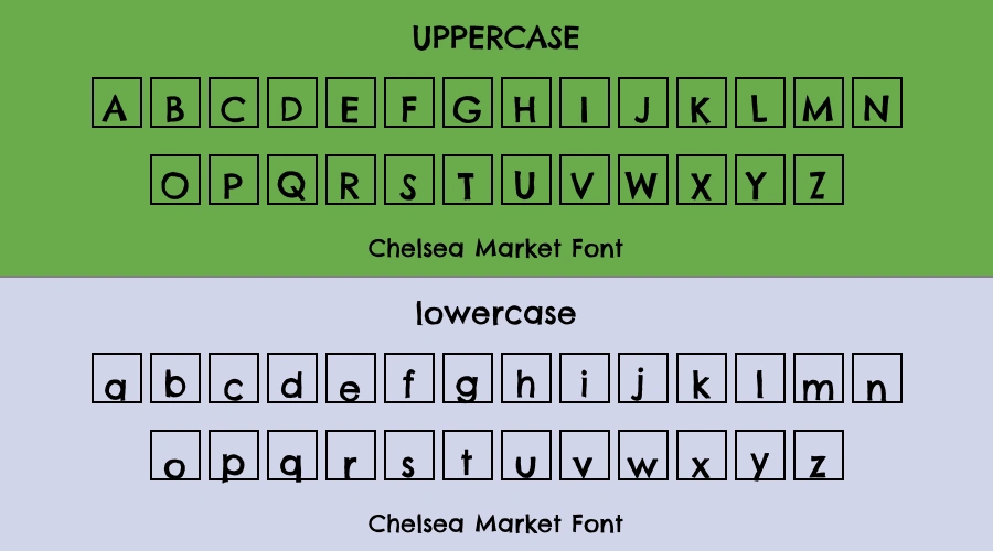Chelsea Market Font Preview