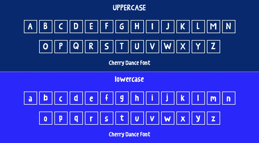 Cherry Dance Font Preview